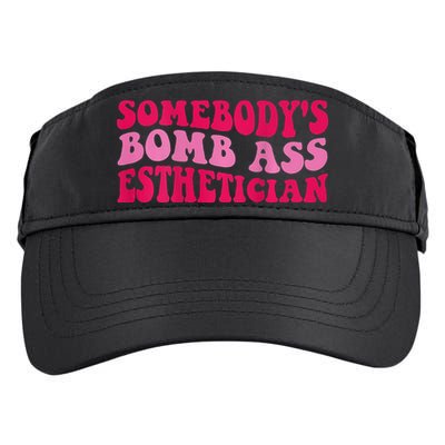 Somebodys Bomb Ass Esthetician Adult Drive Performance Visor