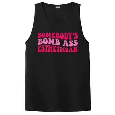 Somebodys Bomb Ass Esthetician PosiCharge Competitor Tank