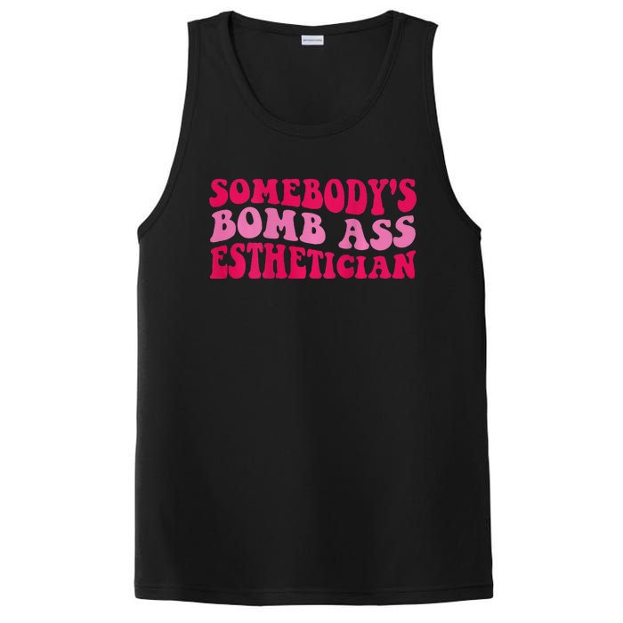 Somebodys Bomb Ass Esthetician PosiCharge Competitor Tank