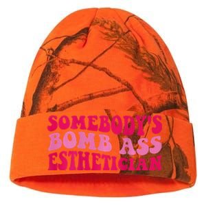 Somebodys Bomb Ass Esthetician Kati Licensed 12" Camo Beanie