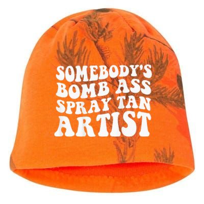 Somebodys Bomb Ass Spray Tan Artist Kati - Camo Knit Beanie