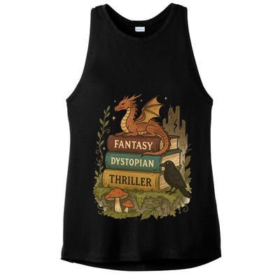 Subtle Book Anti-Trump Book Fantasy Dystopian Thriller Ladies PosiCharge Tri-Blend Wicking Tank
