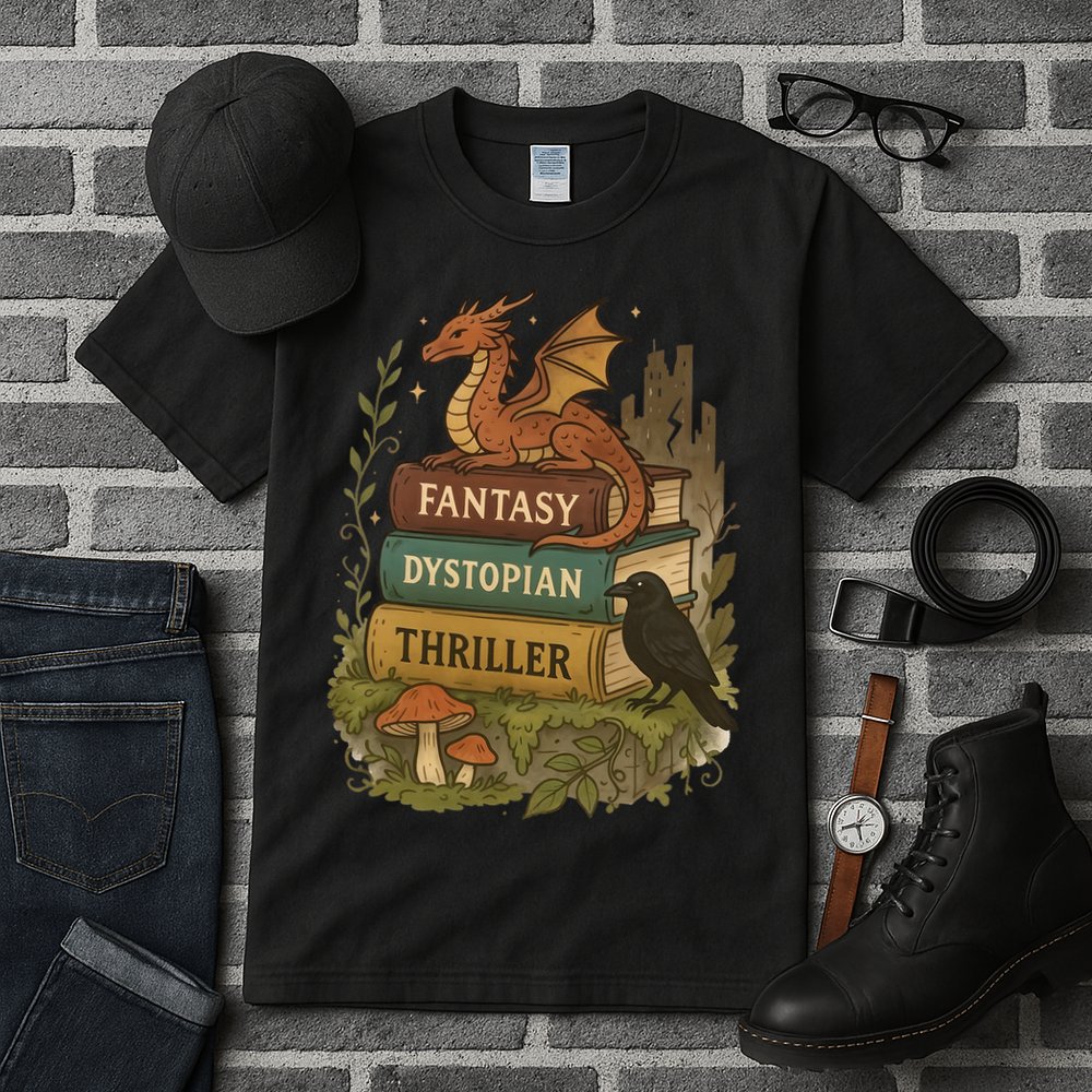 Subtle Book Anti-Trump Book Fantasy Dystopian Thriller Tall T-Shirt