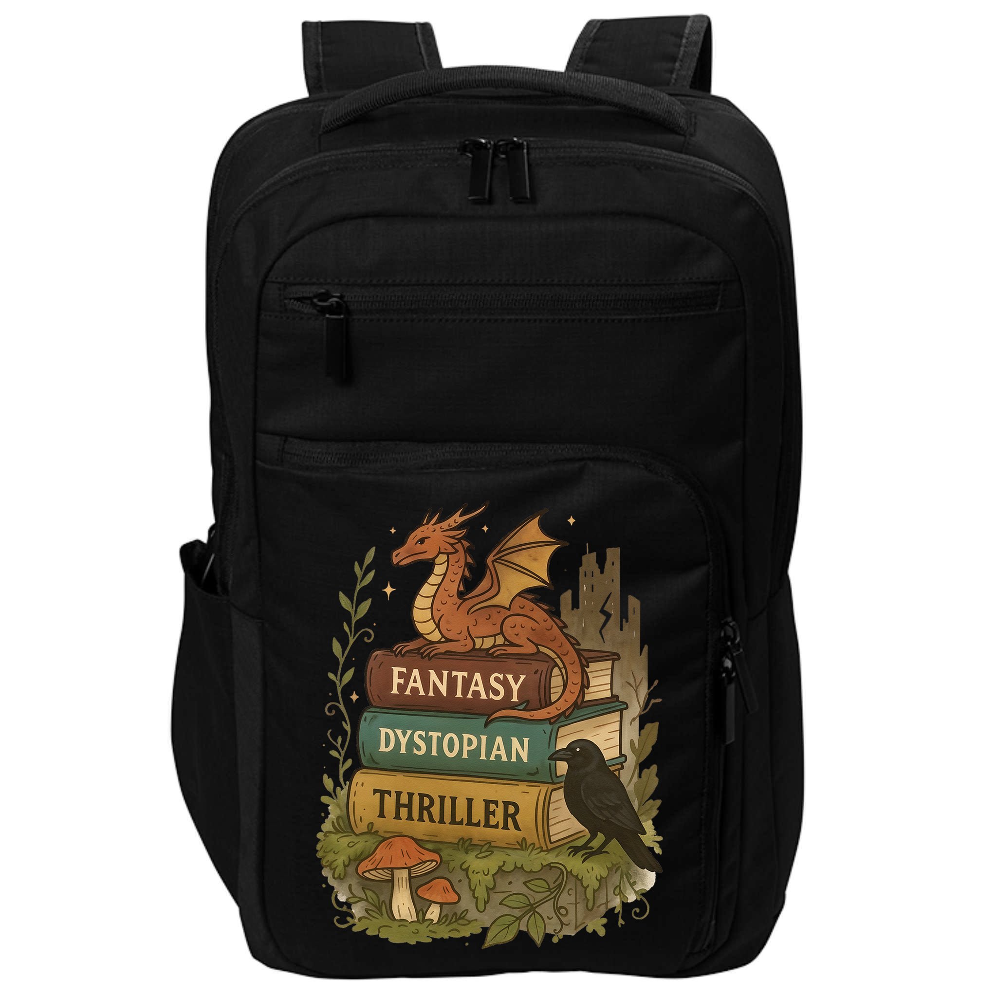 Subtle Book Anti-Trump Book Fantasy Dystopian Thriller Impact Tech Backpack