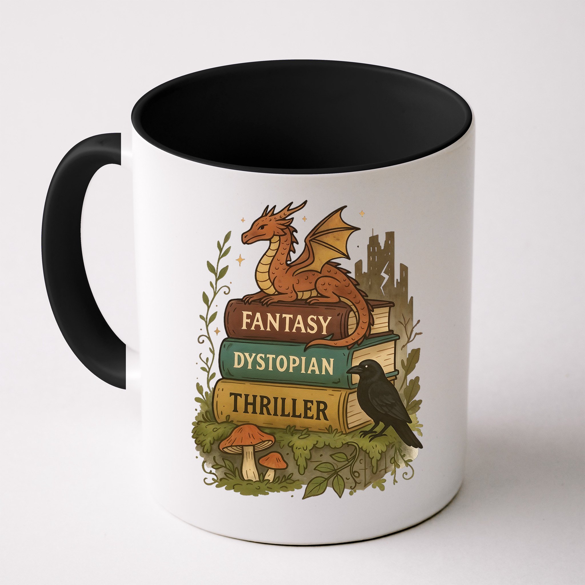 Subtle Book Anti-Trump Book Fantasy Dystopian Thriller Mug