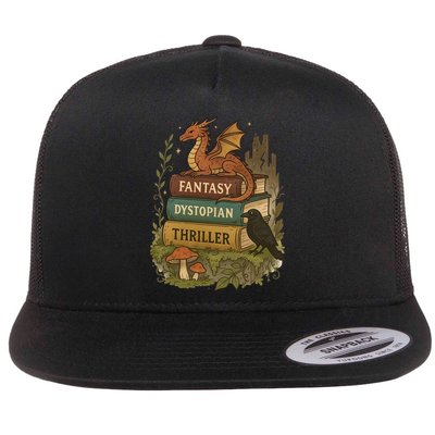 Subtle Book Anti-Trump Book Fantasy Dystopian Thriller Flat Bill Trucker Hat