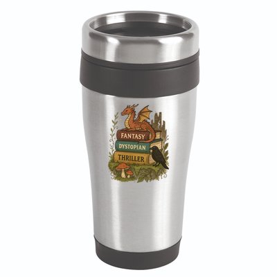 Subtle Book Anti-Trump Book Fantasy Dystopian Thriller 16oz Travel Tumbler