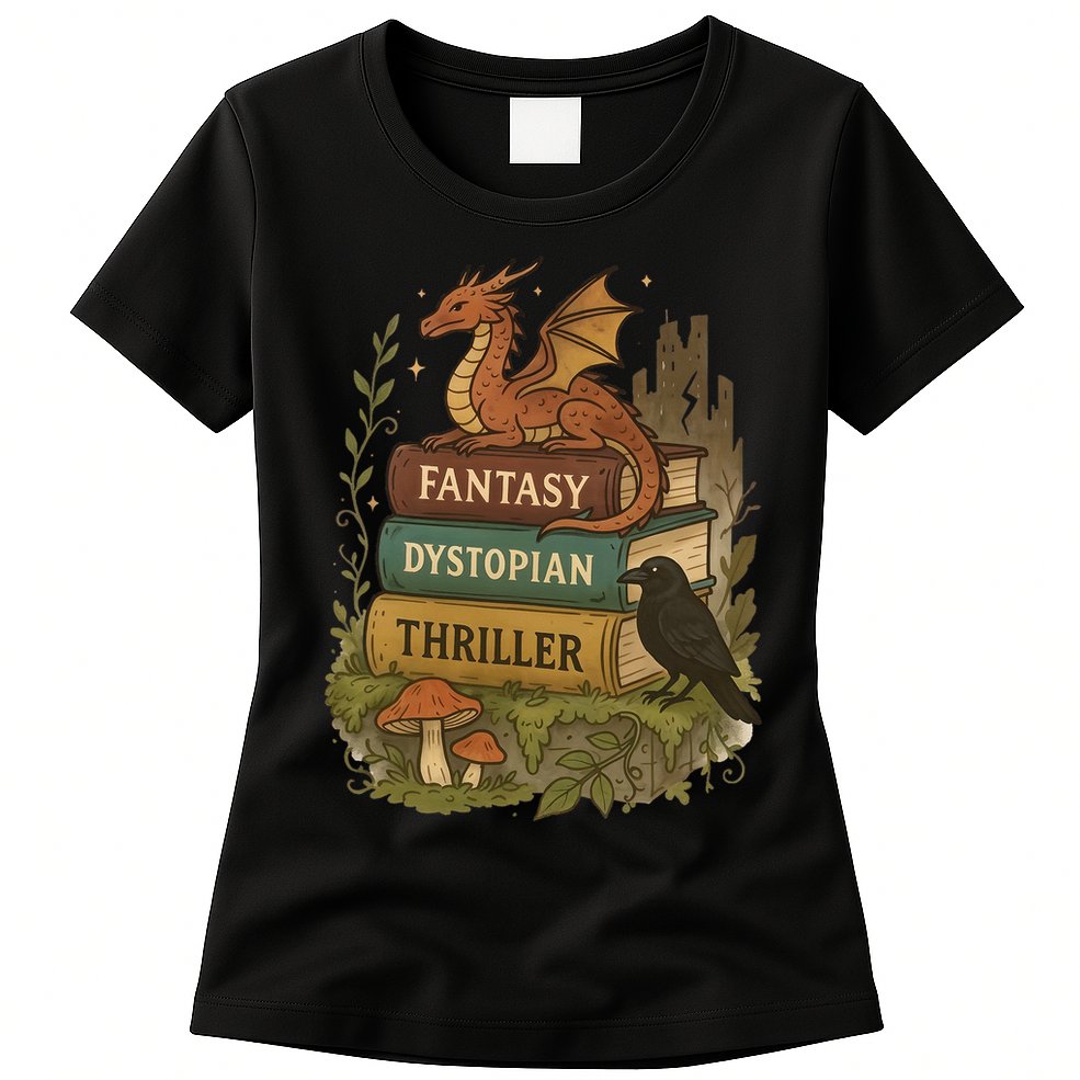 Subtle Book Anti-Trump Book Fantasy Dystopian Thriller Womens T-Shirt