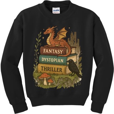 Subtle Book Anti-Trump Book Fantasy Dystopian Thriller Kids Sweatshirt