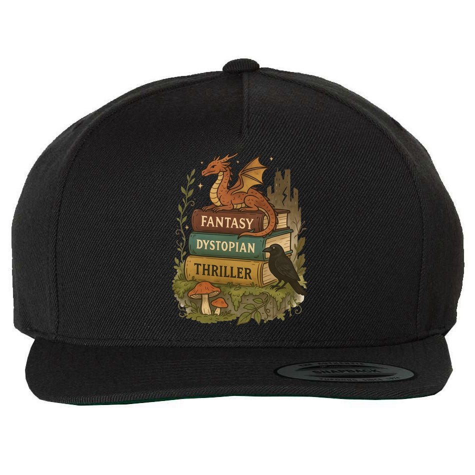 Subtle Book Anti-Trump Book Fantasy Dystopian Thriller Wool Snapback Cap