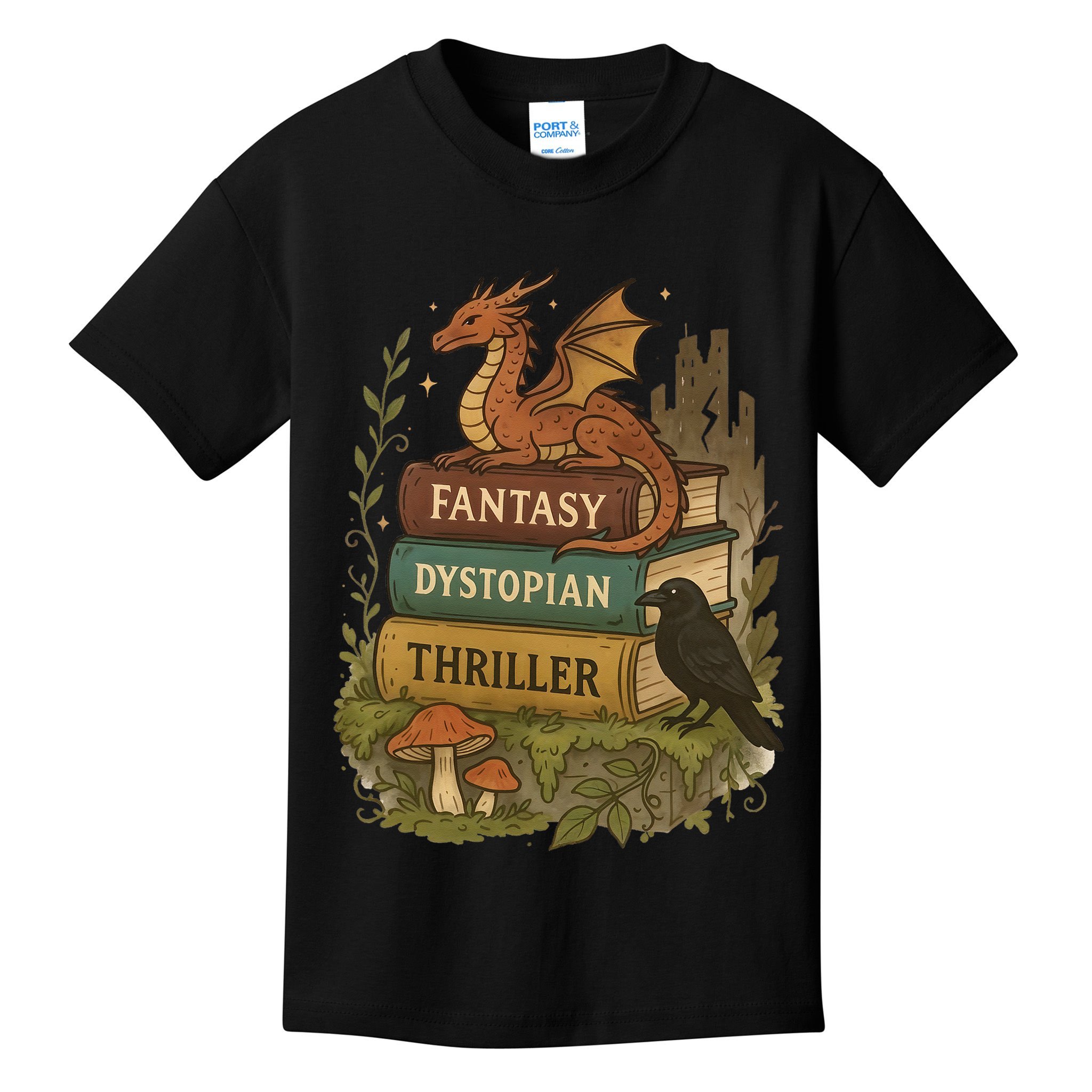 Subtle Book Anti-Trump Book Fantasy Dystopian Thriller Kids T-Shirt