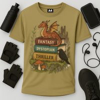 Subtle Book Anti-Trump Book Fantasy Dystopian Thriller Cooling Performance Crew T-Shirt