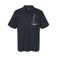 Sailor Boating Anchor Simple Line Drawing Sailboat Sailing Softstyle Adult Sport Polo