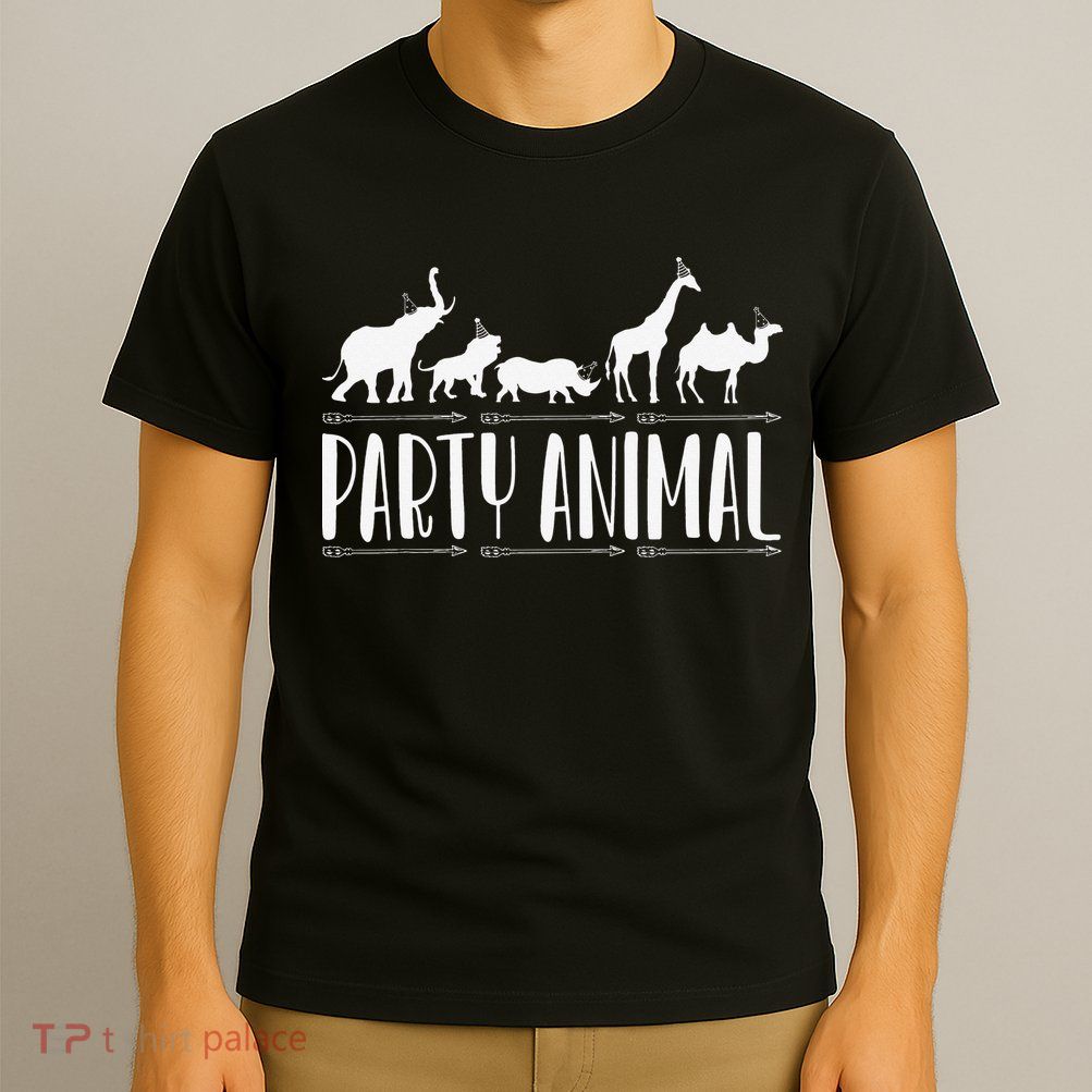 Safari Birthday Animals Party  Zoo Lover T-Shirt