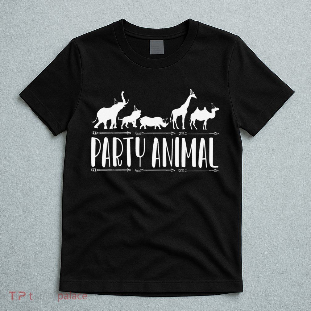 Safari Birthday Animals Party  Zoo Lover T-Shirt