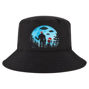 Santa Bigfoot Alien Ufo Christmas Sasquatch Extraterrestrial Cool Comfort Performance Bucket Hat