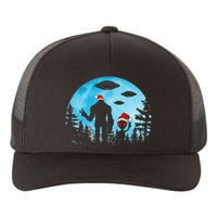 Santa Bigfoot Alien Ufo Christmas Sasquatch Extraterrestrial Yupoong Adult 5-Panel Trucker Hat