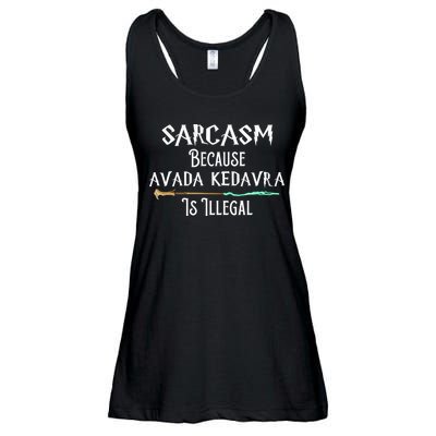 Sarcasm Because Avada Kedavra Is Illegal Ladies Essential Flowy Tank