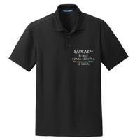 Sarcasm Because Avada Kedavra Is Illegal Dry Zone Grid Polo