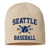 Seattle Baseball Athletic Vintage Sports Team Fan Sustainable Beanie