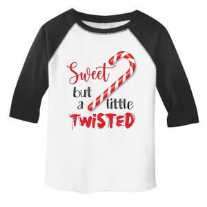 Sweet But A Little Twisted Candy Cane Gift Toddler Fine Jersey T-Shirt