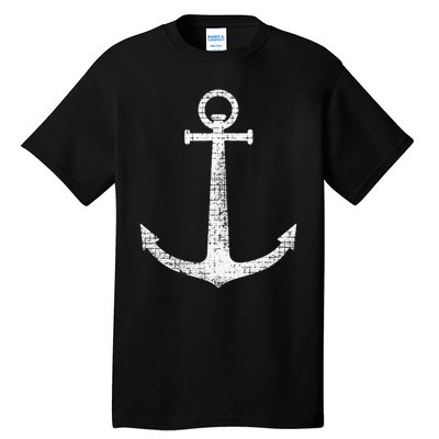 Sailing Boat Anchor Tall T-Shirt