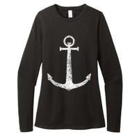 Sailing Boat Anchor Womens CVC Long Sleeve Shirt