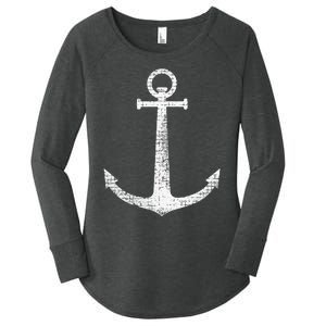 Sailing Boat Anchor Women's Perfect Tri Tunic Long Sleeve Shirt