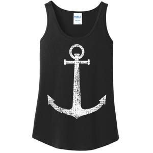 Sailing Boat Anchor Ladies Essential Tank