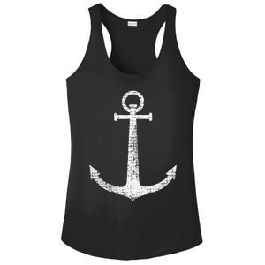 Sailing Boat Anchor Ladies PosiCharge Competitor Racerback Tank