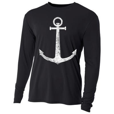 Sailing Boat Anchor Cooling Performance Long Sleeve Crew