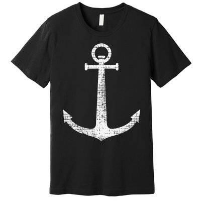 Sailing Boat Anchor Premium T-Shirt