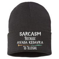 Sarcasm Because Avada Kedavra Is Illegal Witch Sustainable Knit Beanie