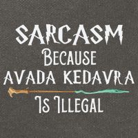 Sarcasm Because Avada Kedavra Is Illegal Witch Cotton Canvas Backpack