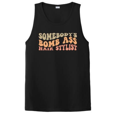 Somebody's Bomb Ass Hairstylist PosiCharge Competitor Tank