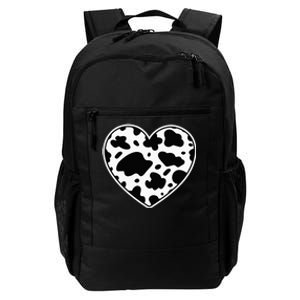 Skin black and white Heart Cow Farmer cows Daily Commute Backpack