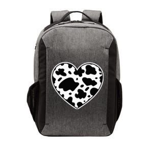 Skin black and white Heart Cow Farmer cows Vector Backpack