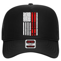 Ski Boarding American Flag Sport Hobby Trucker Hat