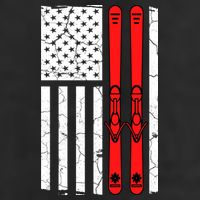 Ski Boarding American Flag Sport Hobby Trucker Hat