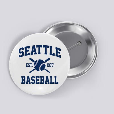Seattle Baseball Athletic Vintage Sports Team Fan Button