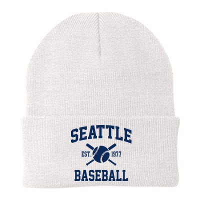 Seattle Baseball Athletic Vintage Sports Team Fan Beanie