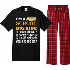 School Bus Aide Funny Back to School Pajama Set