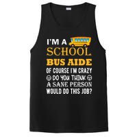 School Bus Aide Funny Back to School PosiCharge Competitor Tank