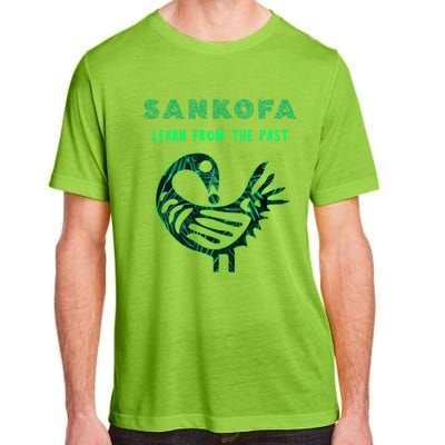 Sankofa Bird Afrocentric Adinkra Symbol Forest Pattern Great Gift Adult ChromaSoft Performance T-Shirt