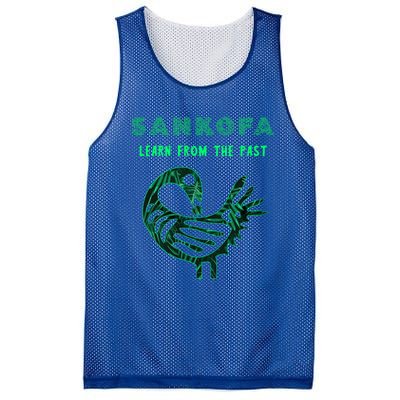 Sankofa Bird Afrocentric Adinkra Symbol Forest Pattern Great Gift Mesh Reversible Basketball Jersey Tank