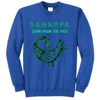 Sankofa Bird Afrocentric Adinkra Symbol Forest Pattern Great Gift Tall Sweatshirt