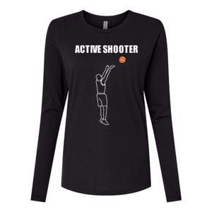 Summerhays Bros Active Shooter Womens Cotton Relaxed Long Sleeve T-Shirt