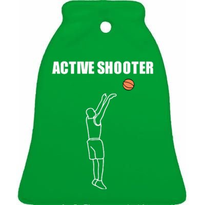 Summerhays Bros Active Shooter Ceramic Bell Ornament