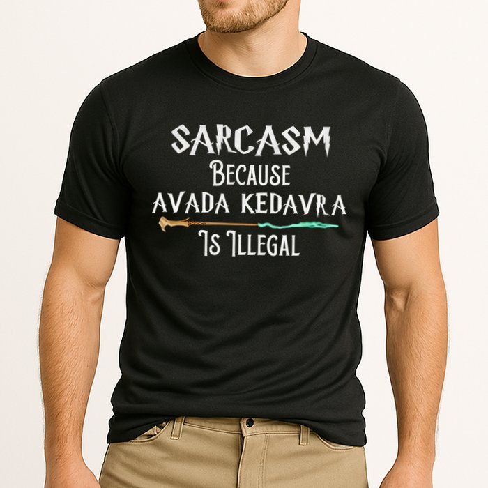 Sarcasm Because Avada Kedavra Is Illegal Witch Cooling Performance Crew T-Shirt