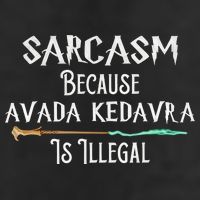 Sarcasm Because Avada Kedavra Is Illegal Witch Microfiber Hand Towel